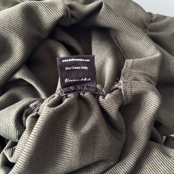 New Line & Dot Billie Off Shoulder Top in Olive Size S - Picture 6 of 8